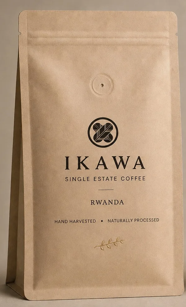 IKAWA kraft coffee pouch concept packaging